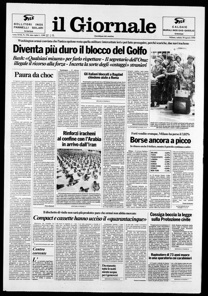 Il giornale : quotidiano del mattino